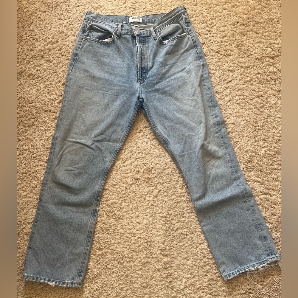 AGOLDE Riley crop jeans